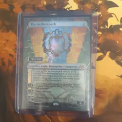 MTG The Aetherspark #132 Serialized (132/500) Pack-To-Sleeve Near Mint - Image 3