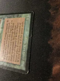 Willow Satyr Legends Magic The Gathering 1994 Green, Oldschool, Commander - Image 2