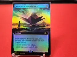 Monument to Endurance (Extended Art) Aetherdrift Foil NM - Image 1