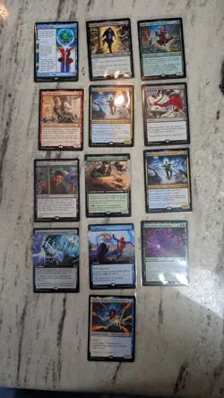 Mtg spiderman 13 non foil rares - Image 1