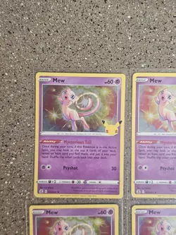 (6) Pokemon Tcg Celebrations Mew Holo Lot. NM - Image 2