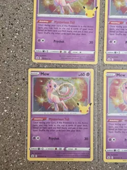 (6) Pokemon Tcg Celebrations Mew Holo Lot. NM - Image 3