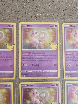 (6) Pokemon Tcg Celebrations Mew Holo Lot. NM - Image 5