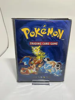 Pokemon 1999 Base Set Trading Card Folder Binder 4 Pocket WOTC - Good condition 742818083201 - Image 1