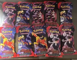 Pokemon Destined Rivals 10 Sleeved Booster Packs - Sealed - Image 1