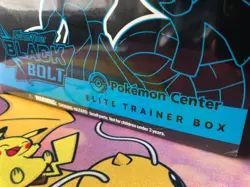 Pokemon Center Black Bolt and White Flare ETB Pokemon TCG - Factory Sealed - Image 2