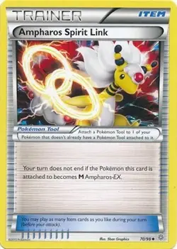 Pokemon TCG - Ampharos Spirit Link 70/98 - Uncommon Ancient Origins [Near Mint] - Image 1