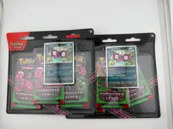 2x Pokemon TCG Scarlet & Violet - Shrouded Fable 3 Pack Blister Pecharunt Promo - Image 1