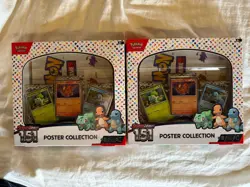 2x Pokemon TCG Scarlet & Violet - 151 Poster Collection Box - 3 Packs 820650853166 - Image 1