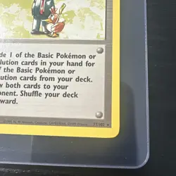 Pokemon Trader Base Set Rare Unlimited 77/102 WOTC Vintage Pokemon - Image 5