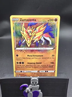 Zamazenta 102/185 Pokemon TCG Vivid Voltage Amazing Rare Near Mint - Image 1