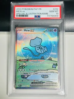 Mew ex - 232/091 PSA 10 -FR - 2024 - Carte Pokemon - Destinees de Paldea - Image 1