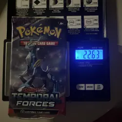 Heavy 22.63g Pokemon Sealed Temporal Forces Booster Pack - Image 1