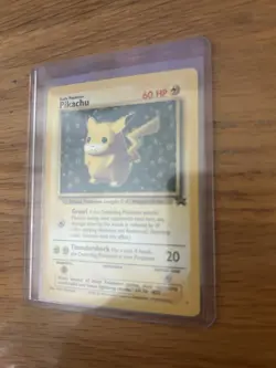 #1 Pikachu WOTC Black Star Promo Red cheeks; Sugimori art Vintage Pokemon - Image 4