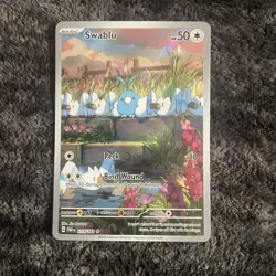 Swablu 213/182 Illustration Rare Holo - Paradox Rift Pokemon Card - Near Mint - Image 1