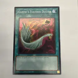 Yu-Gi-Oh TCG Harpie's Feather Duster EGS1-EN022 1st Edition Super Rare Card NM - Image 1