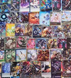 1000+ Digimon TCG BULK CARD LOT - R/Holo & 5 SR/SEC/AA INCL - Instant Collection - Image 2