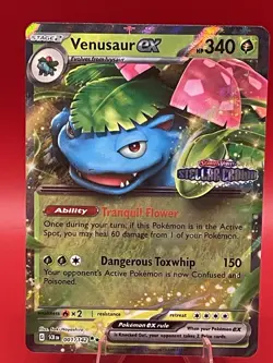 Venusaur ex (Stellar Crown Stamp) 001/142 Miscellaneous Cards & Products Holo - Image 1
