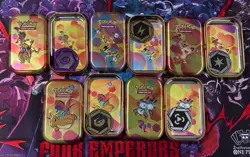 Pokemon TCG Scarlet & Violet 151 Set: 5 EMPTY Mini Tins with Coins and Alt card - Image 2