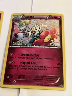POKEMON TCG CARD Floette XY139 XY Promos 2016 Rare Cosmos Holo Rare Holo - NM X1 - Image 2