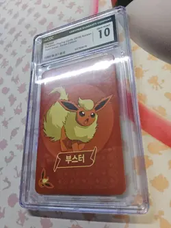 ❤‍🔥 CGC 10 ❤‍🔥 Flareon Point Salad Eevee Edition Korean Pokemon Card - Image 3