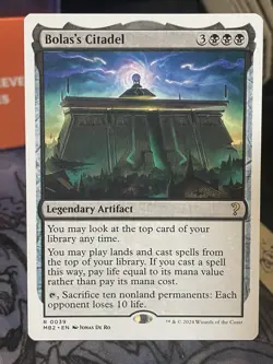 Bolas's Citadel White Border #39 Mystery Booster 2 MTG Magic Card - Image 1