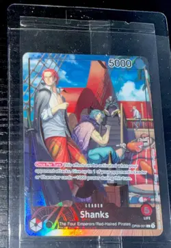 ONE PIECE Shanks Leader OP09-001 PSA Promo Card EXCLUSIVE Sealed NM+ Condition - Image 1