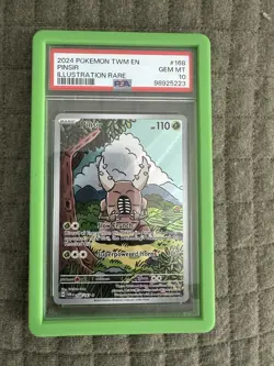 2024 Pokemon TWM Pinsir Illustration Rare PSA 10 Trading Card - Image 1