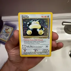Pokemon Snorlax Holo Rare Card 11/64 Vintage 1999 WOTC TCG - FREE SHIP 🇺🇸 - Image 1