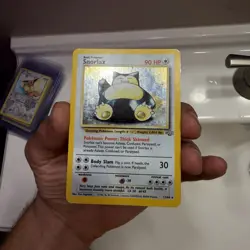 Pokemon Snorlax Holo Rare Card 11/64 Vintage 1999 WOTC TCG - FREE SHIP 🇺🇸 - Image 2