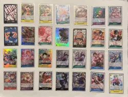 ONE PIECE 28 CARD LOT ALT ART DON SUPER RARE LUFFY DOFLAMINGO YAMATO MARCO SANJI - Image 1