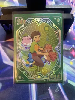 Pokemon Chinese Pocket Eif Baby Claw Machine Card Trainer HR Brock KDHL-HR-011 - Image 1