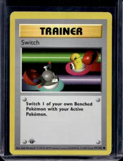 Pokemon Cards: Base Set 1st Edition Common: Switch 95/102 - Image 1