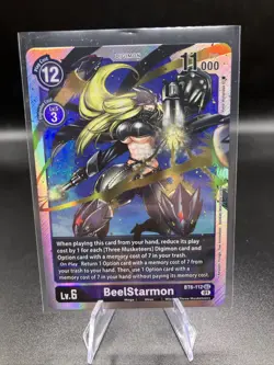 BeelStarmon BT6-112 Secret Rare Digimon Trading Card Game - Image 1