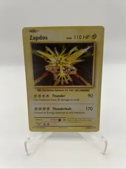 HOLO BLEED ERROR - Zapdos 42/108 XY Evolutions Holo Rare Pokemon TCG Card - Image 1