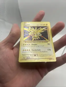 HOLO BLEED ERROR - Zapdos 42/108 XY Evolutions Holo Rare Pokemon TCG Card - Image 3
