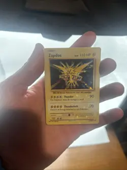 HOLO BLEED ERROR - Zapdos 42/108 XY Evolutions Holo Rare Pokemon TCG Card - Image 4