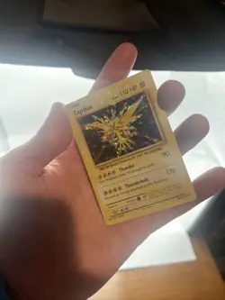 HOLO BLEED ERROR - Zapdos 42/108 XY Evolutions Holo Rare Pokemon TCG Card - Image 5
