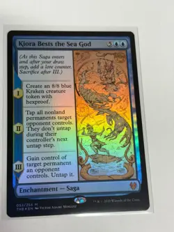 Kiora Bests the Sea God Theros Beyond Death Foil MTG NM Free Shipping! - Image 1
