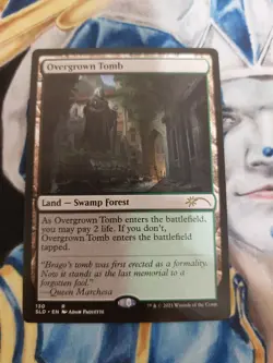 Overgrown Tomb MTG Secret Lair Rare Land Near-Mint to Mint x1 - Image 2