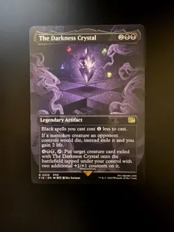 MTG Final Fantasy English The Darkness Crystal Borderless 0335 Non-Foil - Image 1