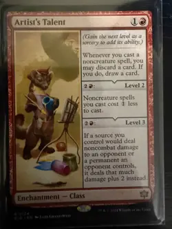 MTG Magic Artist's Talent Bloomburrow Rare 0124 - Image 1