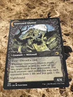GRAVEYARD TRESPASSER Magic MTG Innistrad Midnight Hunt Showcase Foil - Image 2