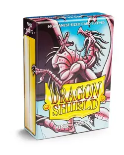 Dragon Shield: Matte Sleeves Japanese - Pink (60ct) - Image 1