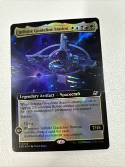 [Foil] Infinite Guideline Station (Extended Art) #348 Rare Edge of Eternities NM - Image 1