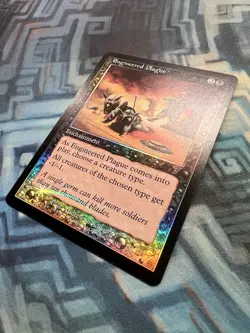 MTG Foil Engineered Plague EX/LP+ 7th Edition - Image 4