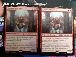2 X Krenko, Mob Boss Foundations Regular AND FOIL - Image 1
