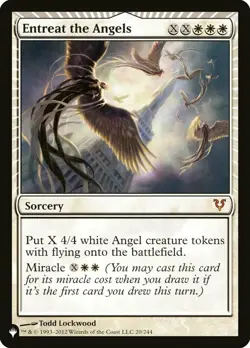 Light Play x 1 Entreat the Angels (PAGL) - Foil - The List Mystery Booster / The - Image 1