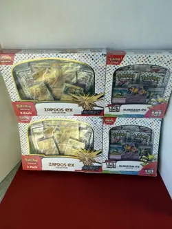 LOT of 2! Pokemon TCG Scarlet & Violet 151 Zapdos ex Collections 2 pack Costco - Image 1