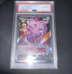 2021 Pokemon SWSH F.A./ Genesect V (Alt Art) Fusion Strike #255 PSA 10 - Image 1